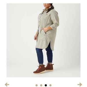 Duluth Trading Co Artisan Hemp duster shirt size XS